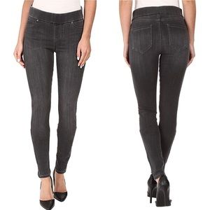 Liverpool Sienna Pull-On Denim Leggings Women’s Size 8 Mid Rise Stretch Denim